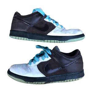 Vintage 2008 Nike Dunk Low 'White Baroque Brown' Size 7.5
